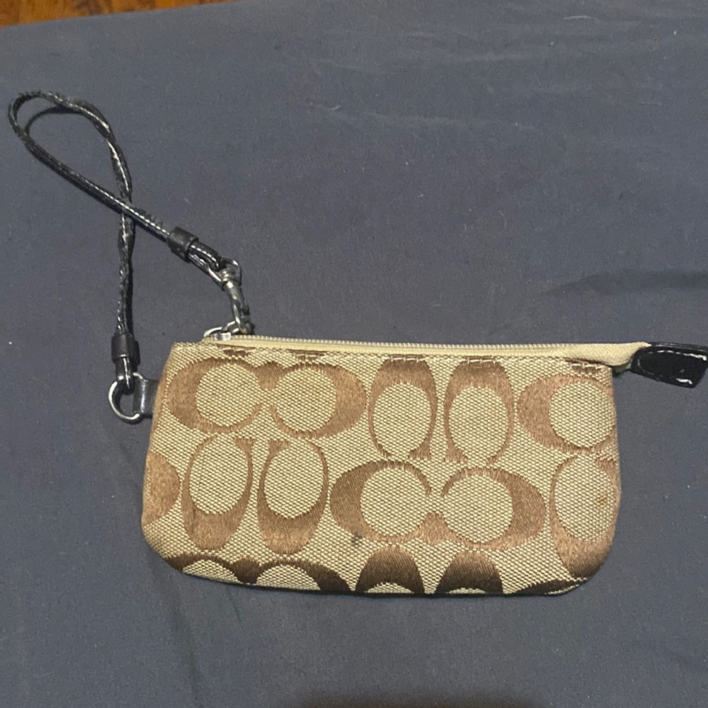 Coach mini purse wristlet